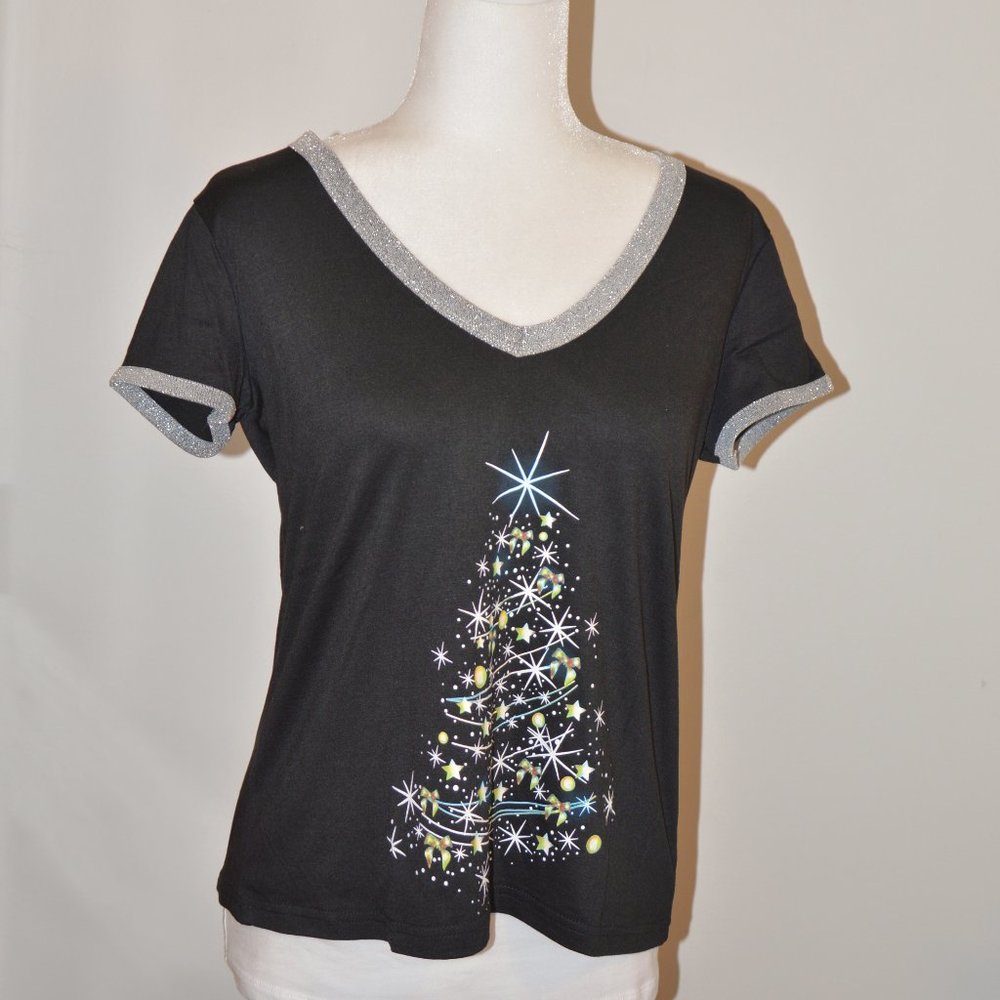 Sparkly Christmas Tree Shirt